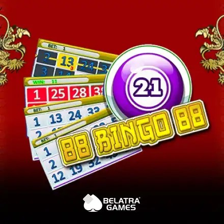 Lottery logo of 88 Bingo 88 from Belatra Games at Alf Casino