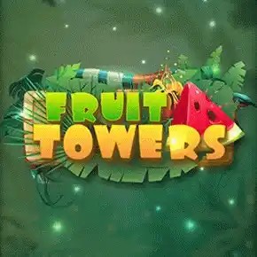 Fruit Towers slot logo by Turbo Games at Alf Casino