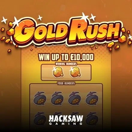 Gold Rush by Hacksaw Gaming, showcased at alf-casino.it – game logo