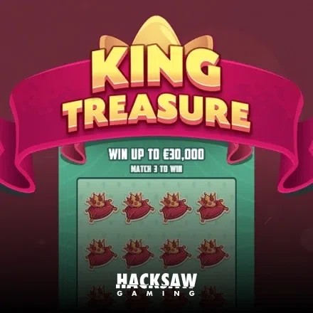 King Treasure casino game by Hacksaw Gaming – featured logo at Alf Casino