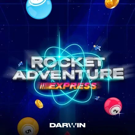 Rocket Adventure Express slot visual from Darwin Gaming available on alf-casino.it